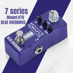 SCURU VS706 Blue Overdrive Guitar Pedal Single Piece Effect Tool