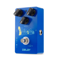 Caline CP-19 Blue Ocean Analog Delay Pedal Bundle with Power Supply Patch Cables