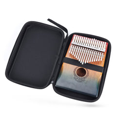 Muspor 17 Key Peach Core Wood Thumb Piano Kalimba - Color Gradient
