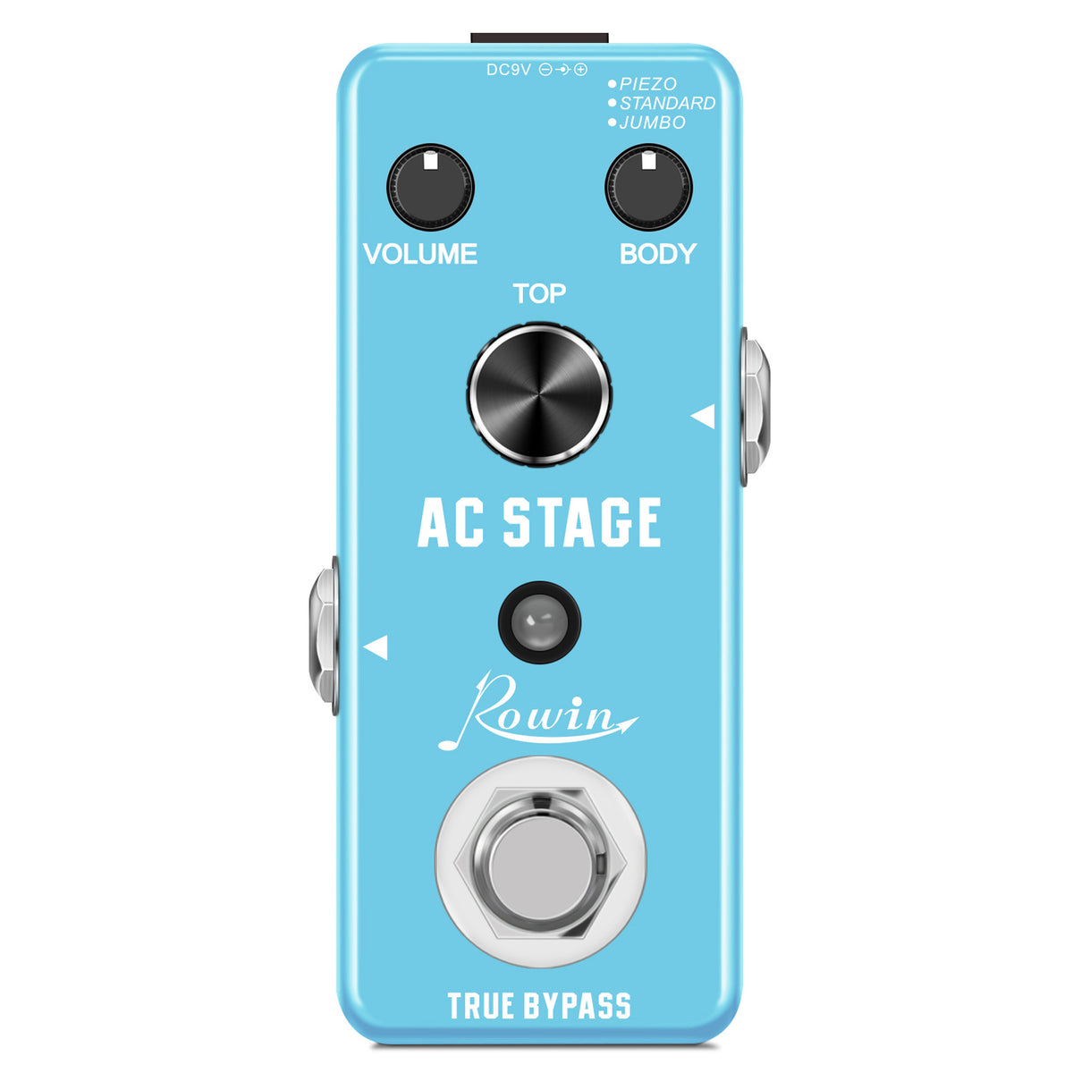 Rowin LEF-320 AC Stage Guitar Effect Pedal Analog Simulator Acoustic Piezo Jumbo