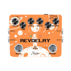 Rowin LTL-05 REVDELAY Electric Guitar Reverb Delay Effect Device Dual Pedal Effect Device