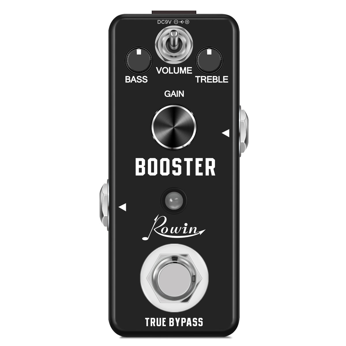 Rowin Booster Pedal with Rich Distortion Sound True Bypass LEF-318