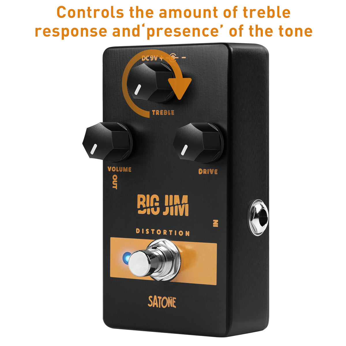 Satone S808 Big Jim Distortion Single-Block Effects Pedal