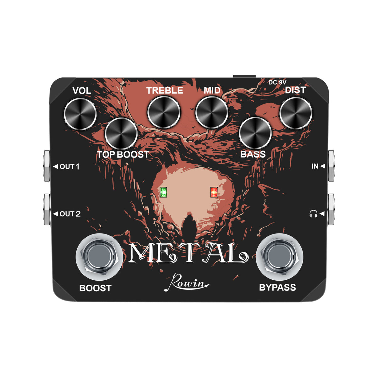 ROWIN LTL-03 METAL Distortion Guitar Effects Pedal
