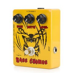 Caline CP-83 BASS Chorus Pedal Analog Circuit with Mono/Stereo Output Modes