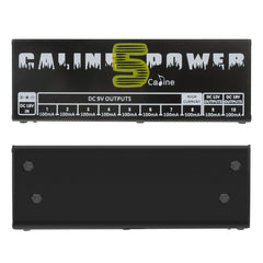Caline CP 05 Isolated Pedal Power Supply 10 Outputs Portable Low Noise Design