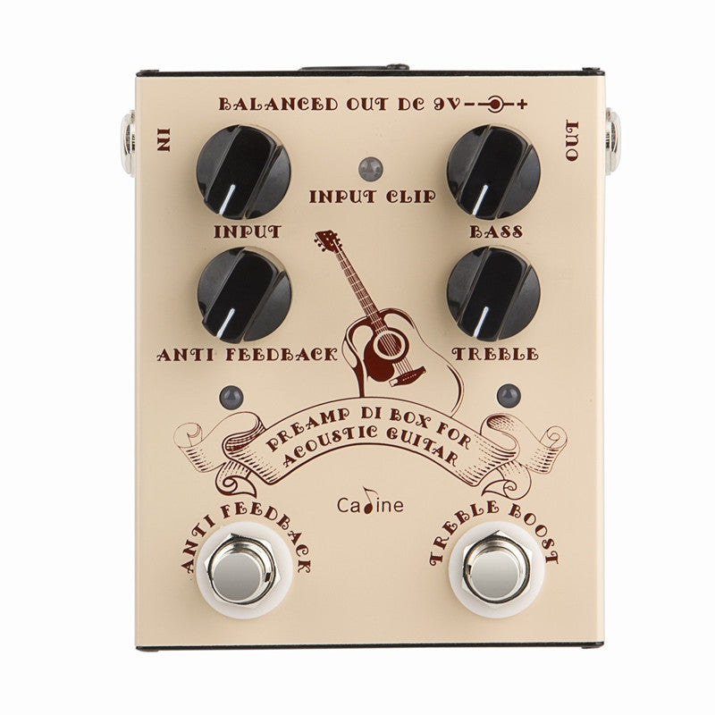 NWB Caline CP-40 Pre Amp DI Box for Acoustic Guitar Effect Pedal