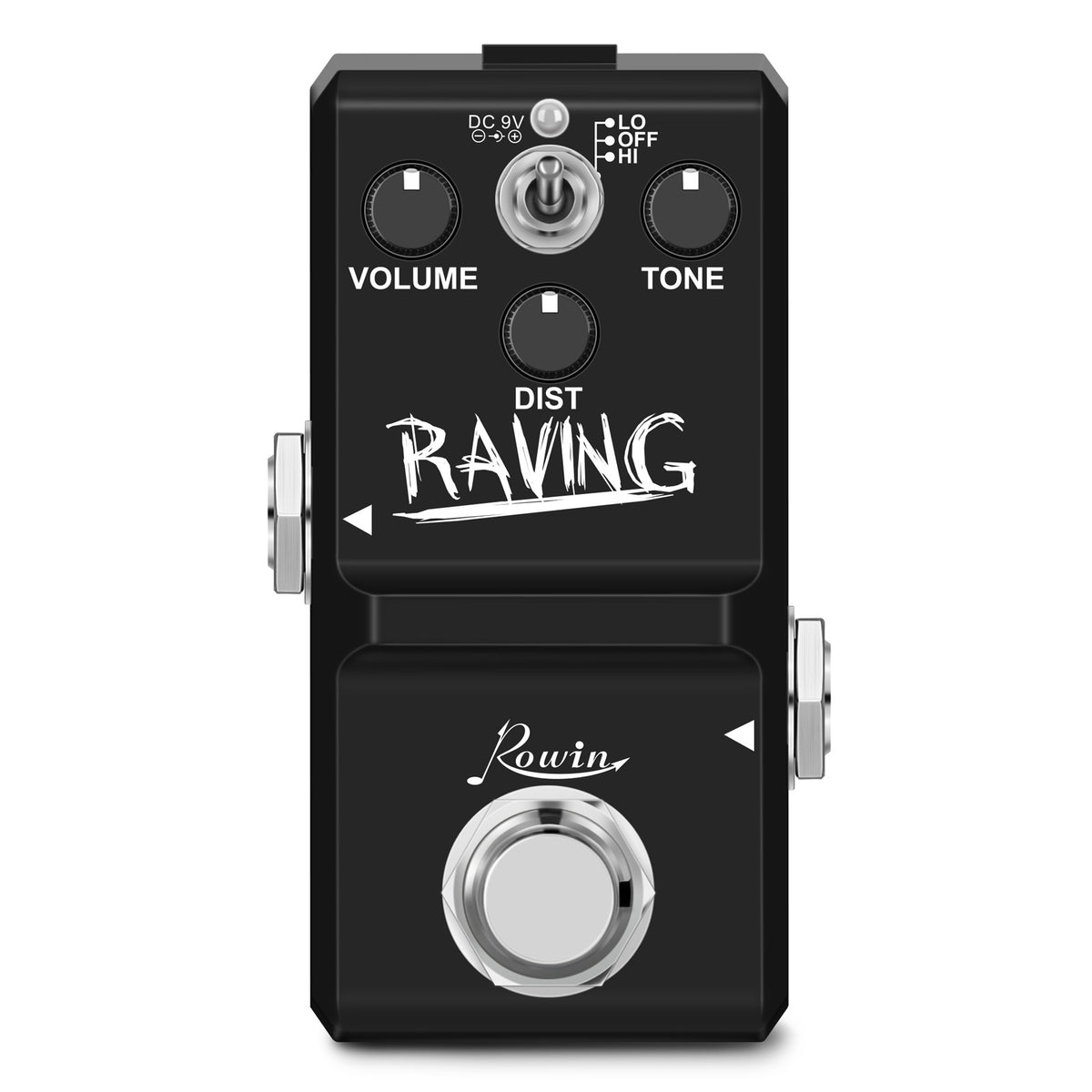 Rowin Analog Heavy Metal Distortion Pedal Mini Raving Pedal for Guitar LN305