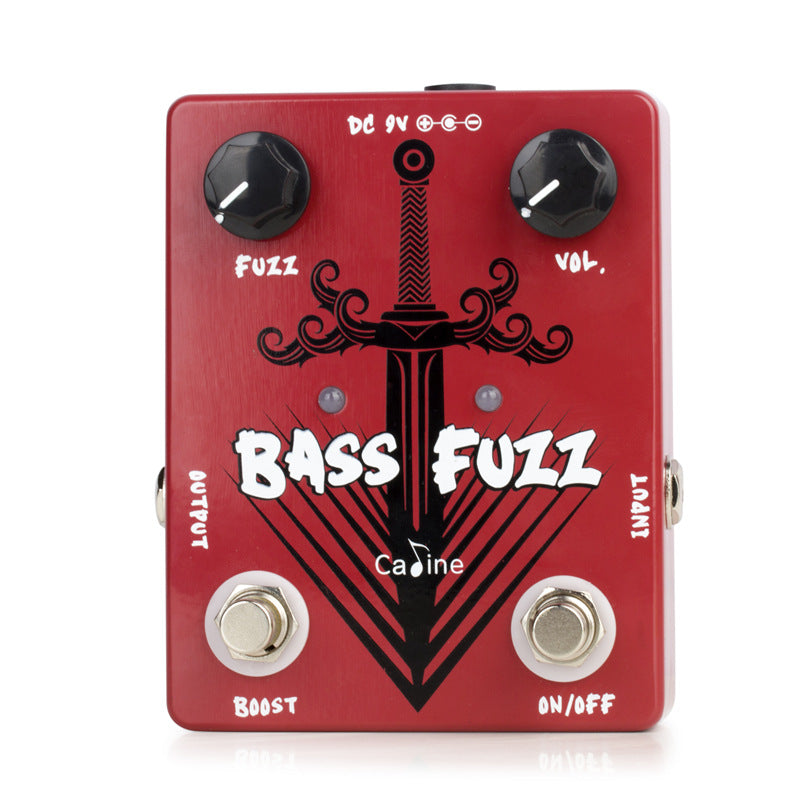 Caline CP-82 Bass FUZZ Pedal with Boost Effect True Bypass 9V Bass Pedal