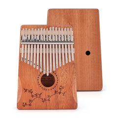 Muspor 17 Key Peach Blossom Core Wood Thumb Fiddle Kalimba