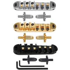 LP Ball Bridge Les Paul SG Electric Guitar Winding Bridge with Adjustable Roller Code and Drawstring Plate