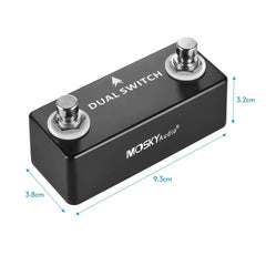 MOSKY DUAL SWITCH Guitar Effect Pedal Dual Footswitch Foot Switch Guitar Pedal