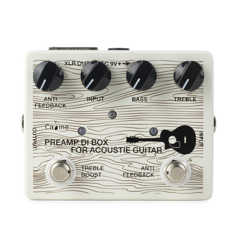 Caline CP-67 Electric Preamp DI Box Effect Pedal for Acoustic Guitar
