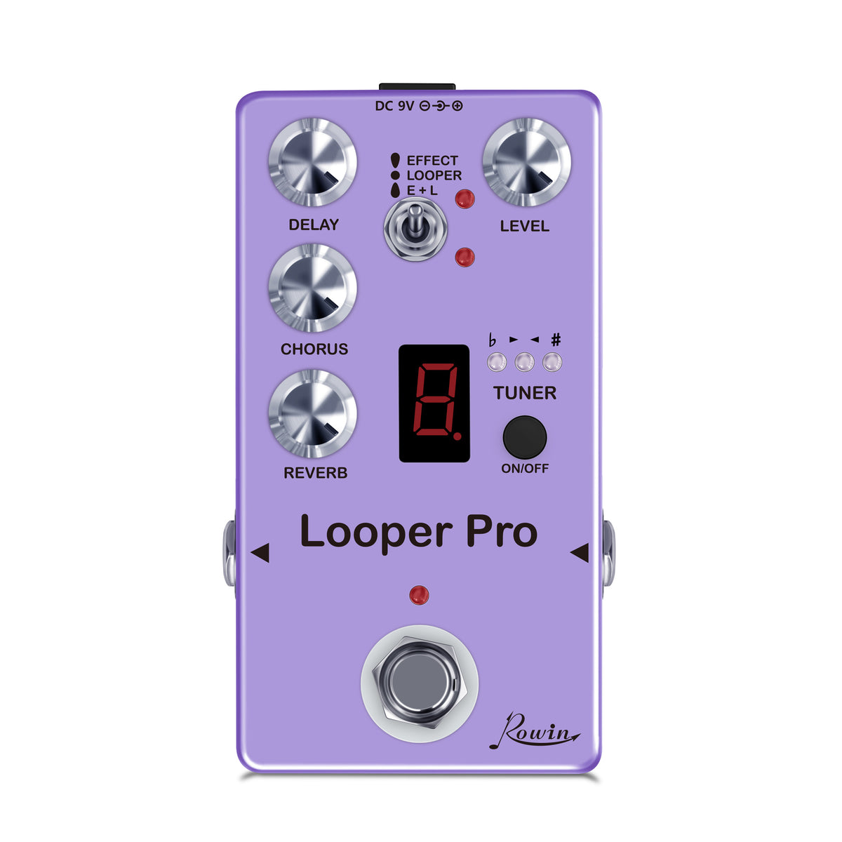 Rowin RE-05 Looper Pro Guitar Multi-Effect Pedals with Looper Delay Chorus Rever