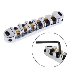 LP SG electric guitar bridge, drawstring board, upper and lower string bridges, ball rollers, Les Paul bridge