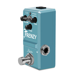 Rowin LN322 FRENZY For Bass Guitar Effects Pedal Classic Distorted Tone Green