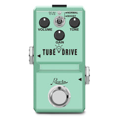 Rowin Tube Drive NANO Series LN-328 Tube Scream Overdrive Tones True Bypass