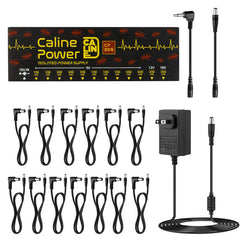 Caline CP 206 Fully Isolated 12 Port Guitar Pedal Power Supply Adapter