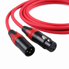 3-Pin XLR Male and Female Microphone Cable, Audio Cable, Audio Connection Cable, Microphone Cable - All Copper Core