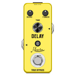 Rowin LEF-314 Pure Analog 20-620ms Time Delay Guitar Effect Pedal True Bypass
