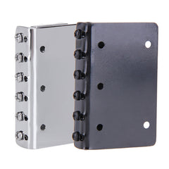 6 Strings 65mm ST TL Fixed Hard Tail Saddle Bridge Electric Guitar Tailpipe Top Load Bridge Cable Tension Plate