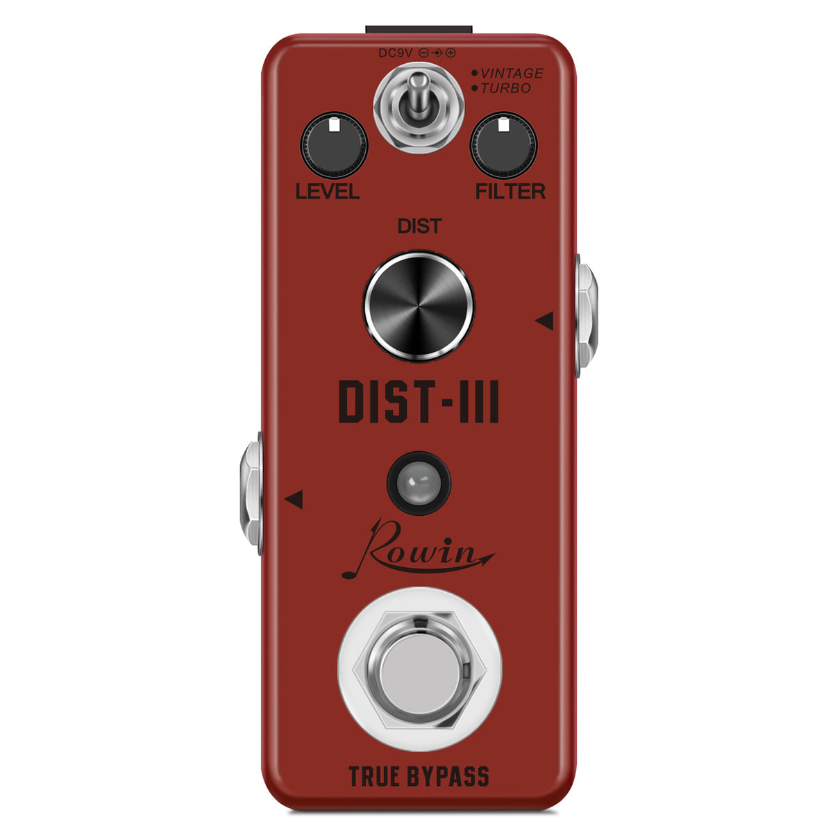 Rowin LEF-301-C Distortion III Rat Clone HEAVY Distortion Guitar Effect Pedal