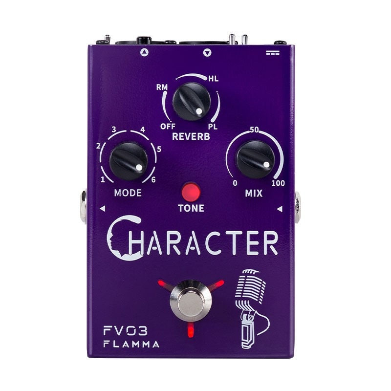 FLAMMA FV03 Vocal Effects Pedal with Delay and Reverb Effects Polishing Up