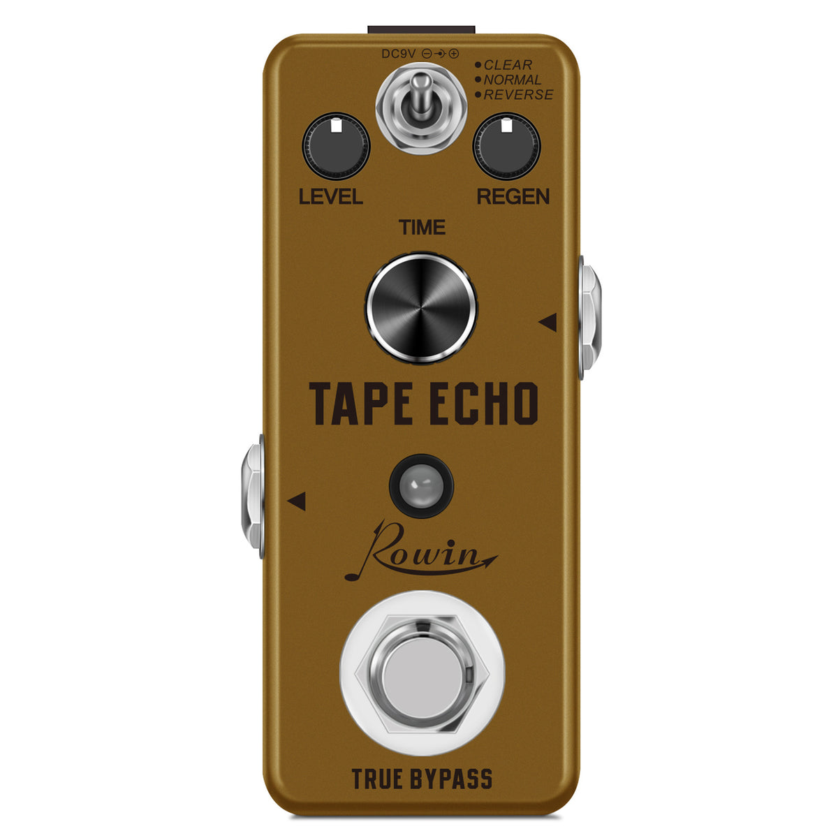 Rowin Tape Echo Delay Digital Guitar Effect Pedal with Storage of Timbre Sound