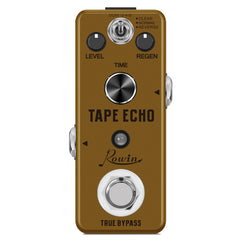 Rowin Tape Echo Delay Digital Guitar Effect Pedal with Storage of Timbre Sound