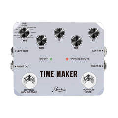Rowin Time Maker 11 Types of Ultimate Delay Pedal for Guitar Bass