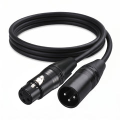 3-Pin XLR Male and Female Microphone Cable, Audio Cable, Audio Connection Cable, Microphone Cable - All Copper Core