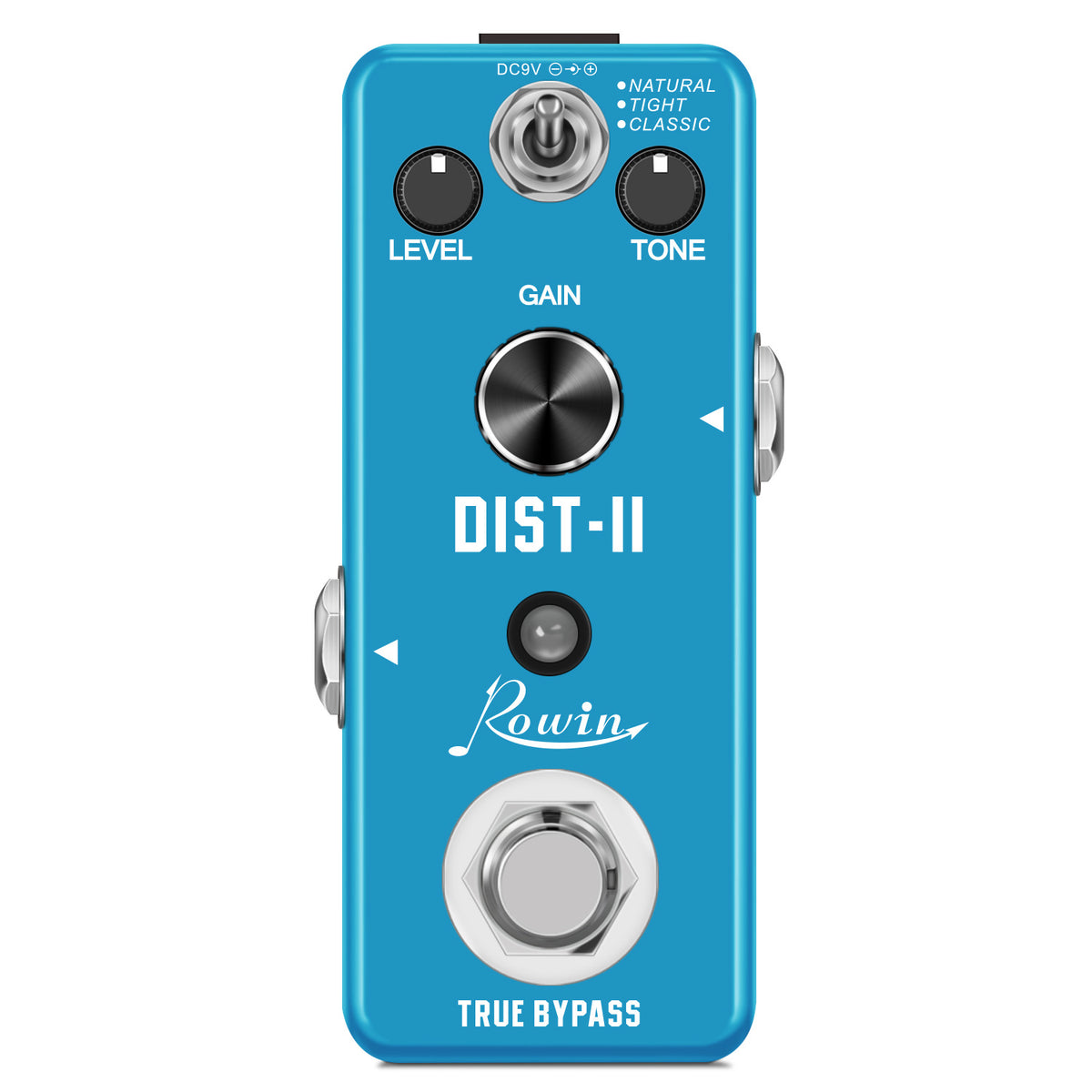 Rowin LEF-301-B Distortion II + Tuner Guitar Effect Pedal Deal True Bypass