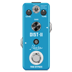 Rowin LEF-301-B Distortion II + Tuner Guitar Effect Pedal Deal True Bypass