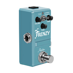 Rowin LN322 FRENZY For Bass Guitar Effects Pedal Classic Distorted Tone Green