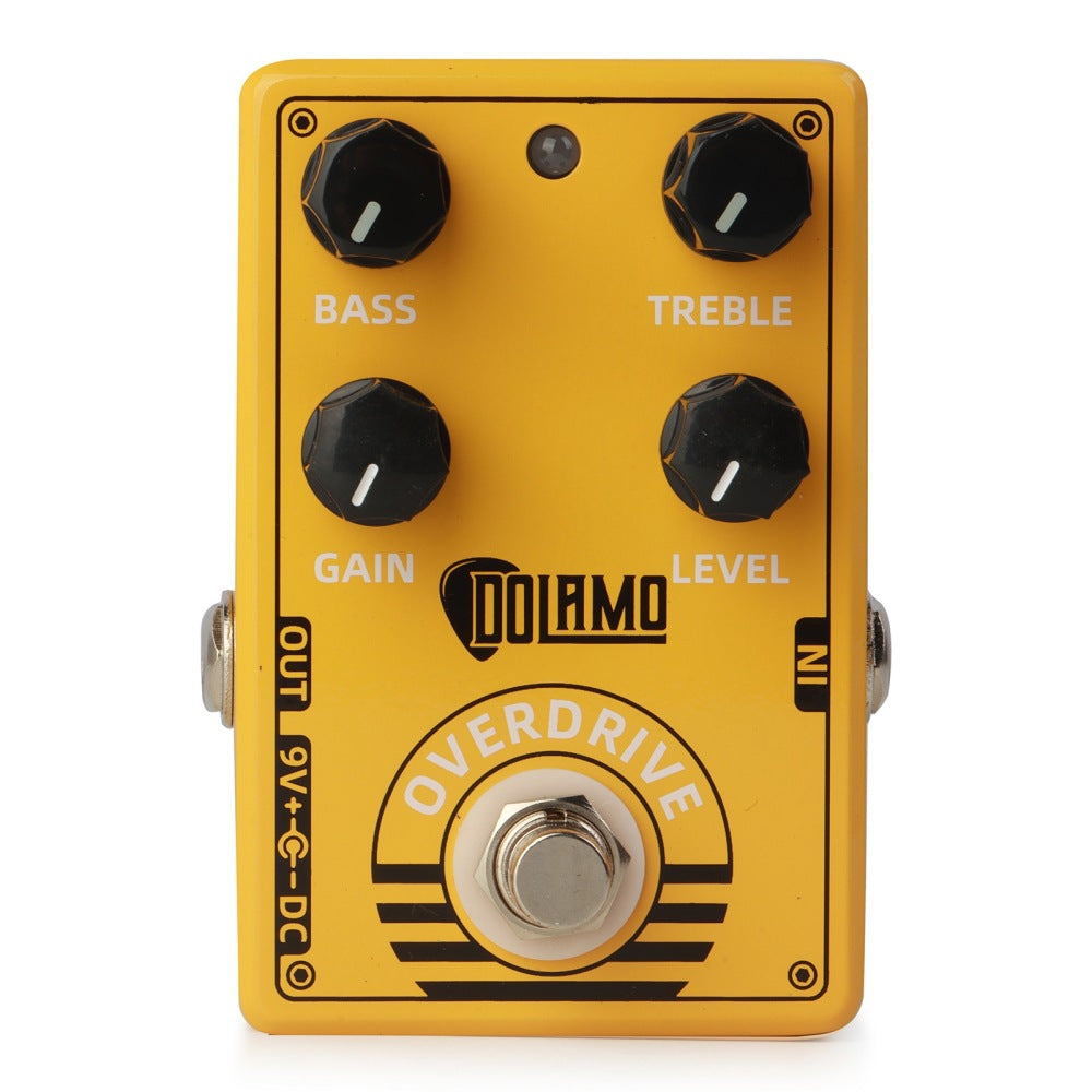 Dolamo D-8 Overdrive Guitar Effect Pedal W/ Bass Treble Gain Level Controls