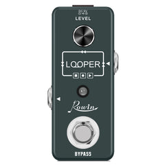 Rowin Looper Guitar Pedal Unlimited Overdubs 10 Minutes of Looping with USB