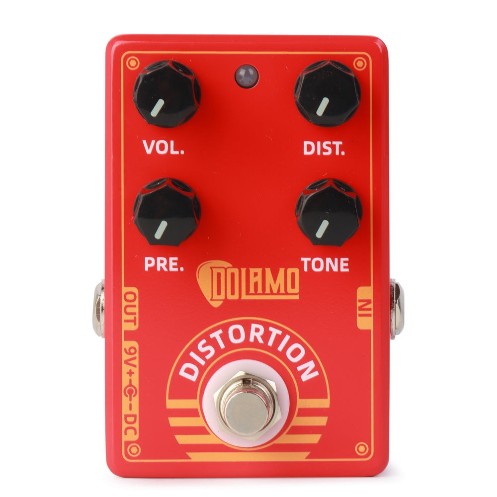 Dolamo D-9 Distortion Guitar Effect Pedal With Presence Distortion Volume Tone