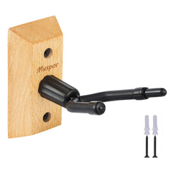 Muspor Violin and Viola Wall Mounted Hanging Bracket with Bow Hook