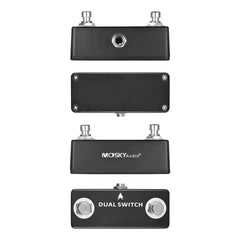 MOSKY DUAL SWITCH Guitar Effect Pedal Dual Footswitch Foot Switch Guitar Pedal