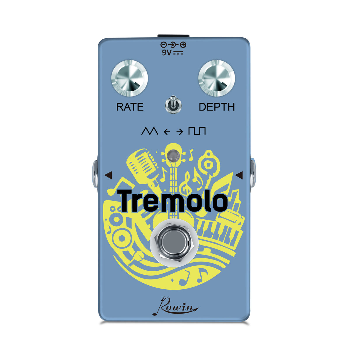 ROWIN RE-07 Tremolo Guitar Effect Pedal Compact and Versatile