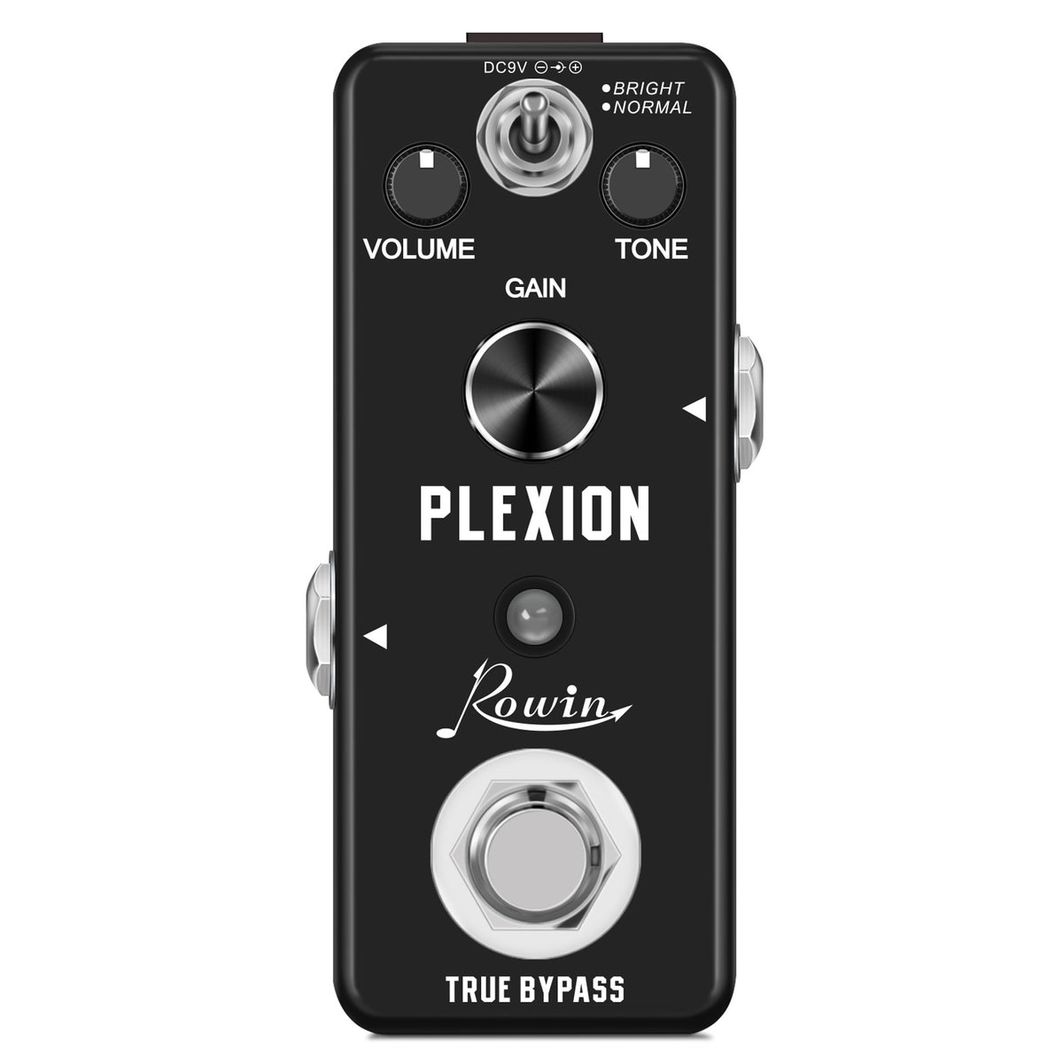 Rowin LEF-324 Distortion Plexion Mini Guitar Effect Pedal Bright Normal 2 Modes