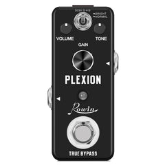 Rowin LEF-324 Distortion Plexion Mini Guitar Effect Pedal Bright Normal 2 Modes
