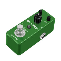 Rowin LEF-327 Trelicopter Effect Pedal Guitar Classic Optical Tremolo BIAS Knob