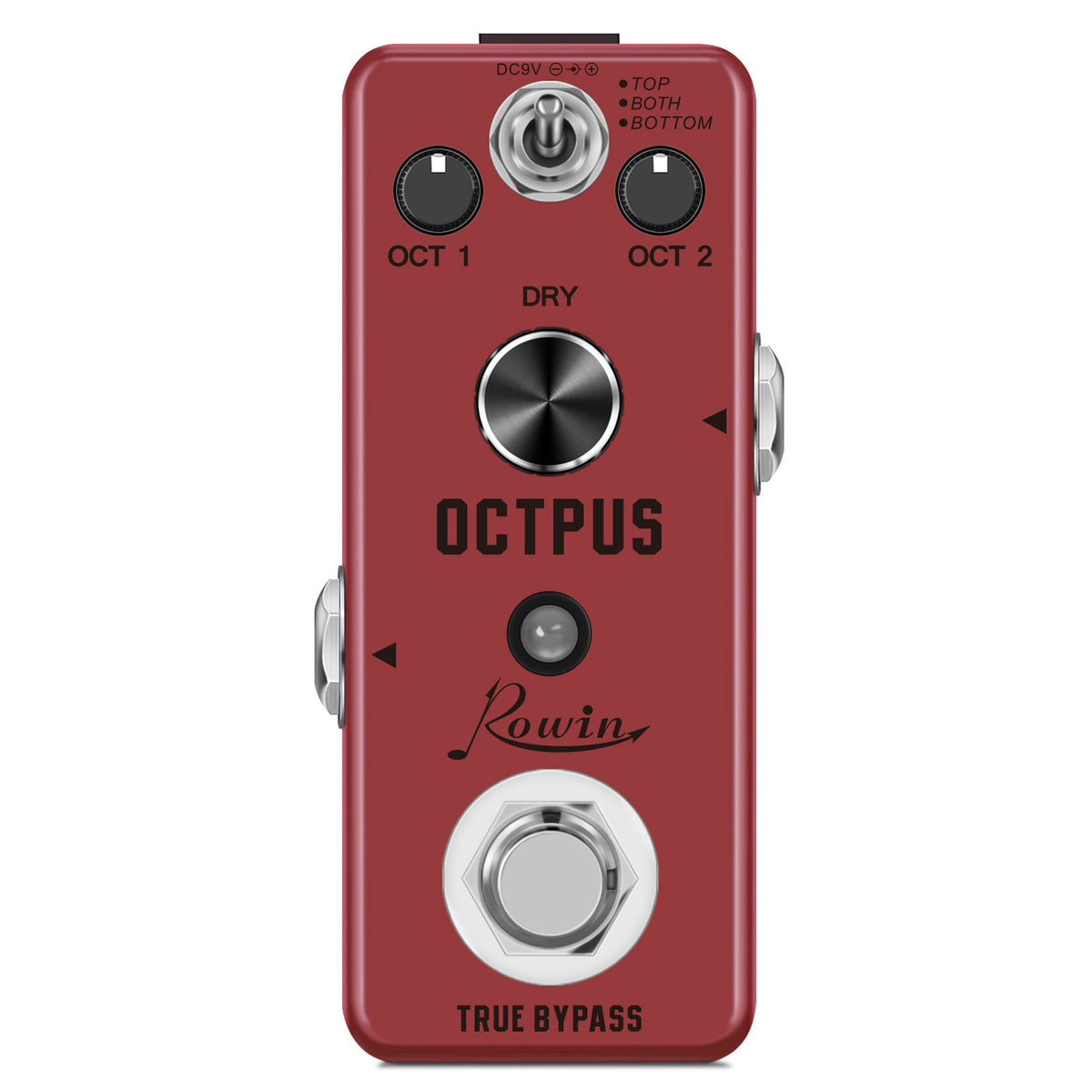 Rowin Polyphonic Octave Guitar Effects Pedal Pure Octopus Digital Mini Single Ef