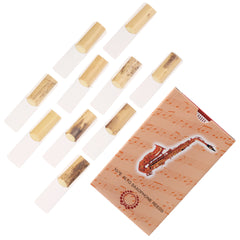 10 Pieces of Alto Saxophone Reed Whistle Alto Sax Reed Hardness 2.5