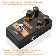 Satone S805 Mandarin Overdrive Preamp Single-Block Overdrive Pedal