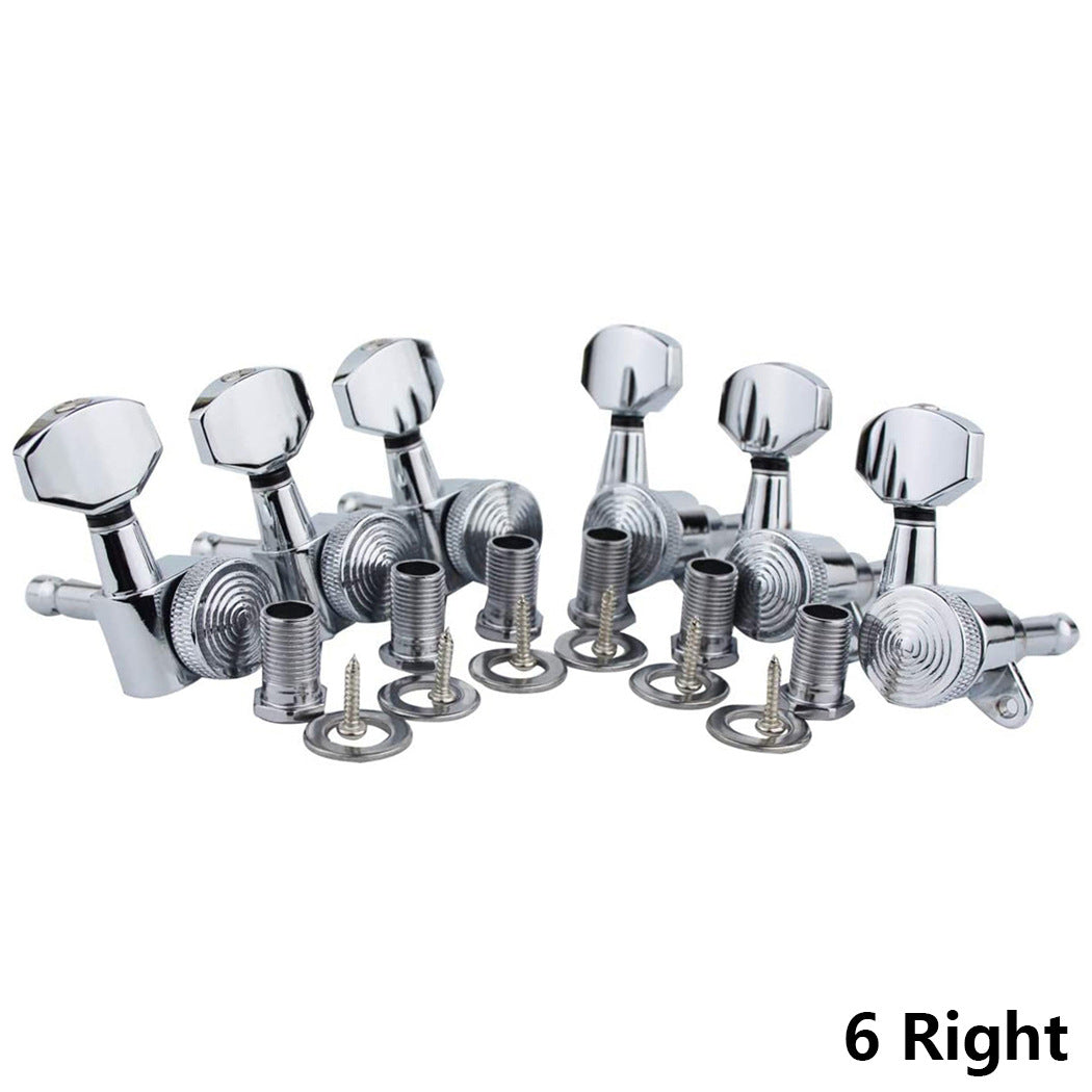 1: 18 fully enclosed guitar string knob with locking string function and rear string lock