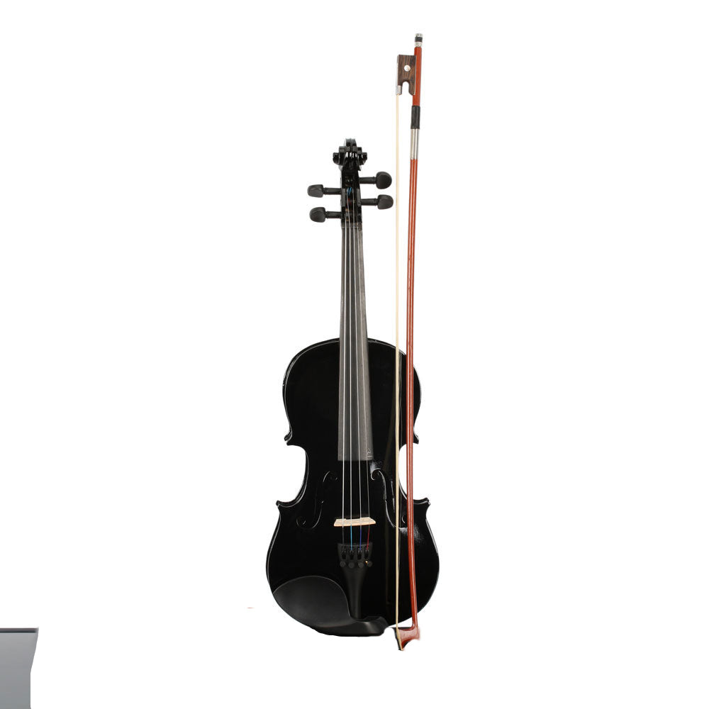 Ozici  3/4 Acoustic Violin Case Bow Rosin Black