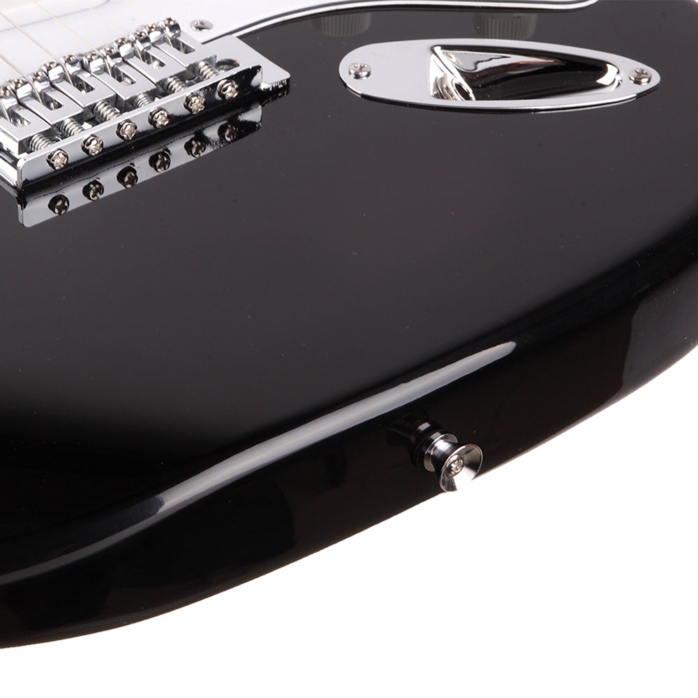 Ozici Rosewood Fingerboard Electric Guitar Black - White
