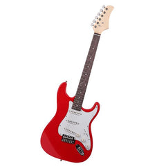 Ukscs Rosewood Fingerboard Electric Guitar with Shoulder Strap / Guitar Bag / Picks / Cord / Hex Wrench Re
